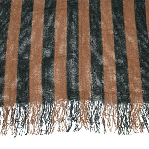 ENDI Shawl Stripe Vis Course Rayon Authentic USED - Picture 2 of 6